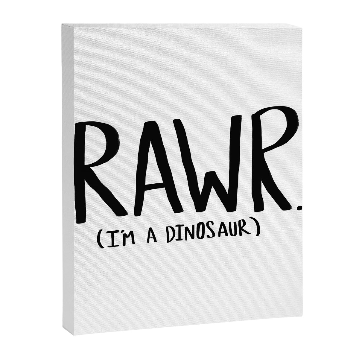 Rawr. I'm a Dinosaur Canvas Print Gallery Image 8