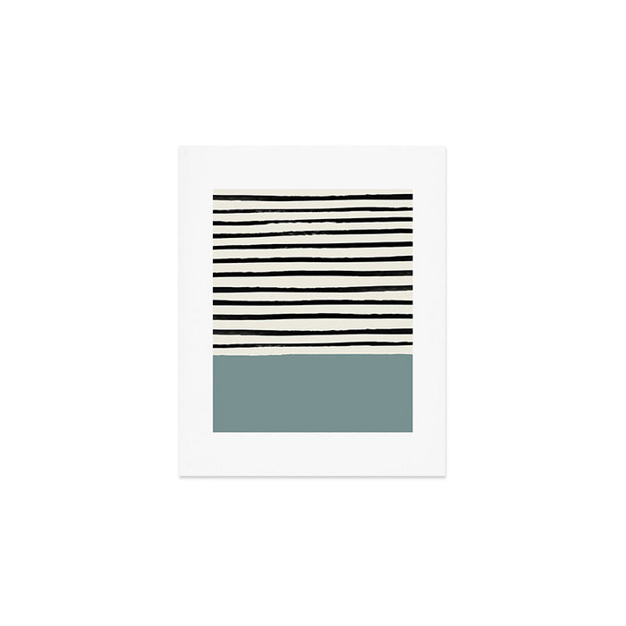 River Stone & Stripes Art Print Gallery Image 1