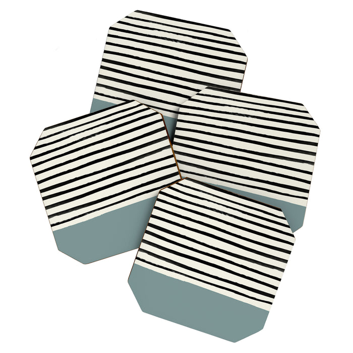 River Stone & Stripes Coaster Gallery Image 1