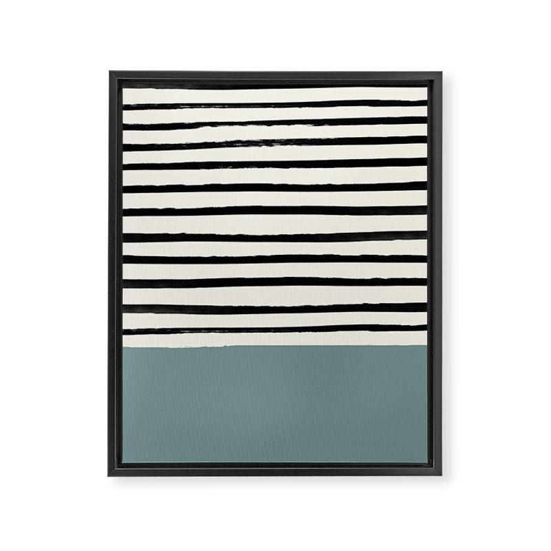 River Stone & Stripes Framed Canvas Print Gallery Image 8
