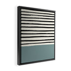 River Stone & Stripes Framed Canvas Print Gallery Image 2