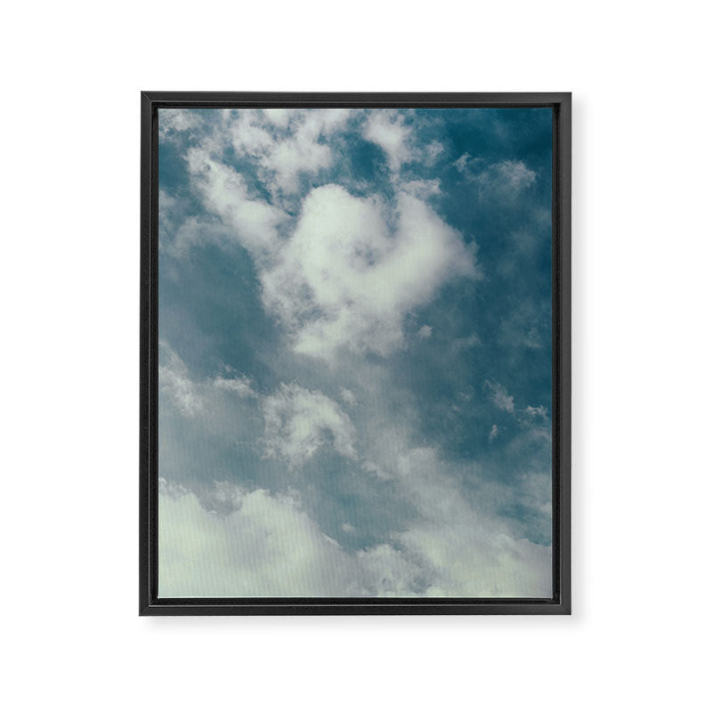 Soft Dreamy Cloudy Sky Framed Canvas Print Gallery Image 6