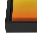 Sunset x Stripes Framed Canvas Print Gallery Image 3