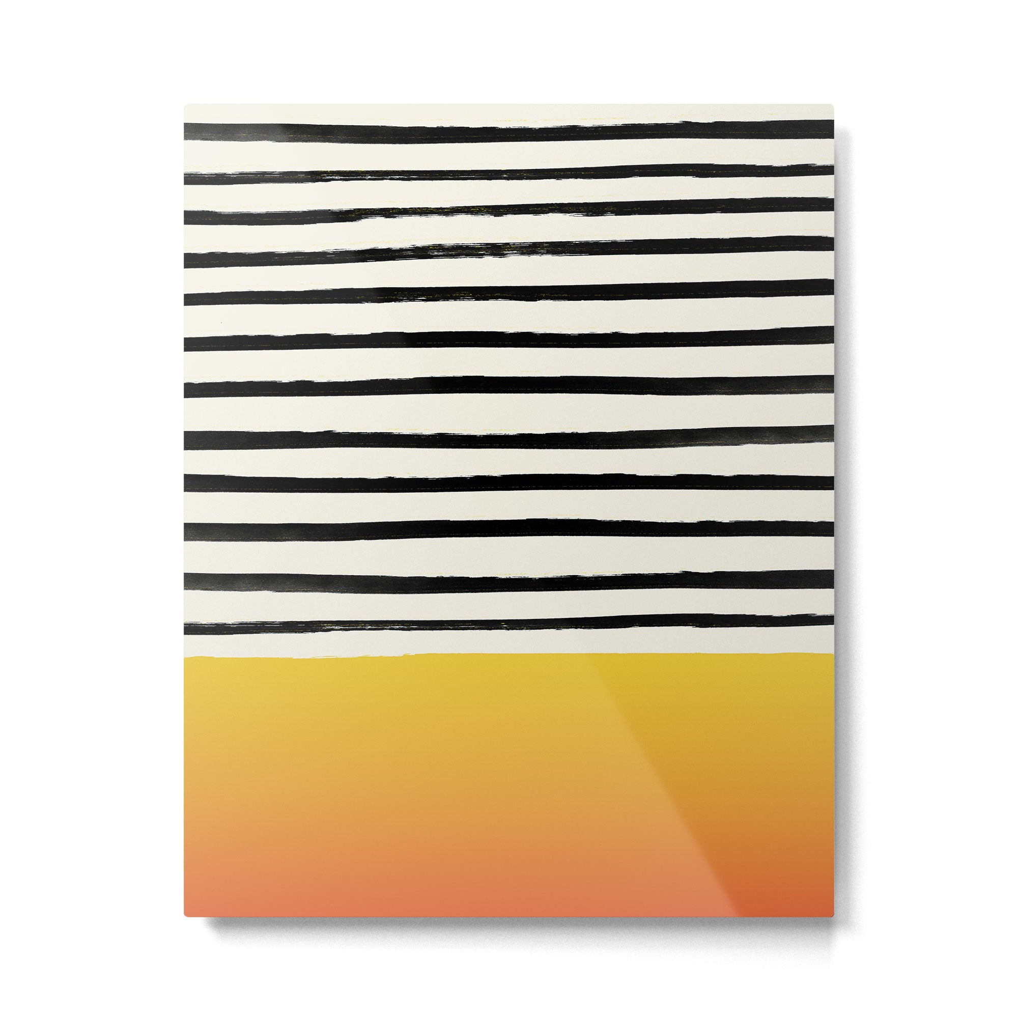 Sunset x Stripes Metal Print Gallery Image 6