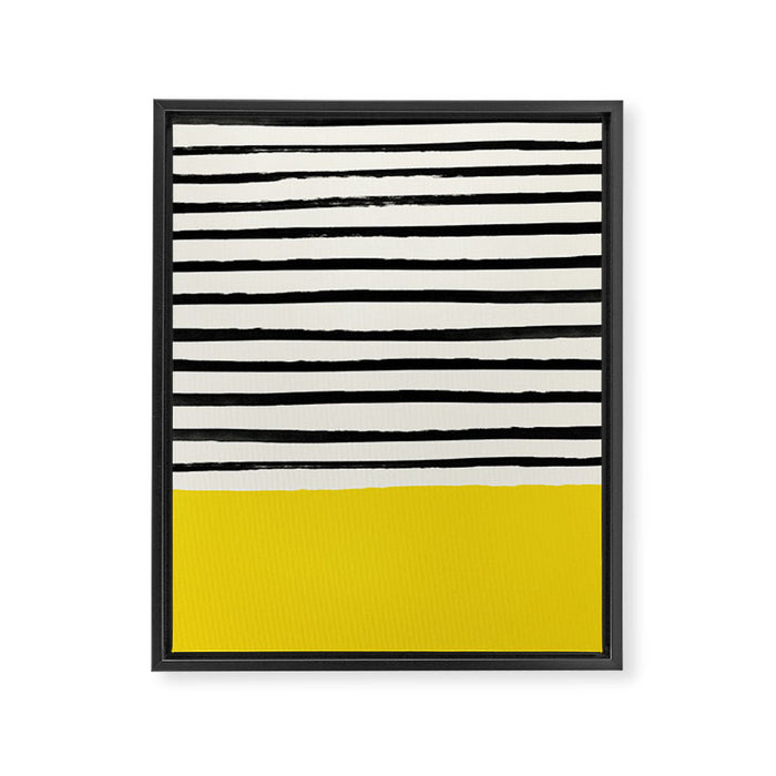 Sunshine x Stripes Framed Canvas Print Gallery Image 1