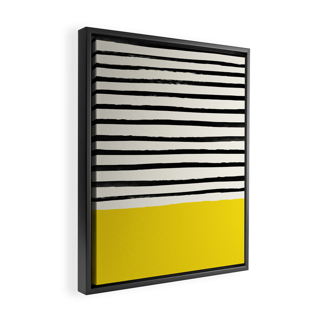 Sunshine x Stripes Framed Canvas Print Gallery Image 2