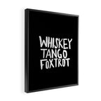Whiskey Tango Foxtrot x WTF Framed Canvas Print Gallery Image 2
