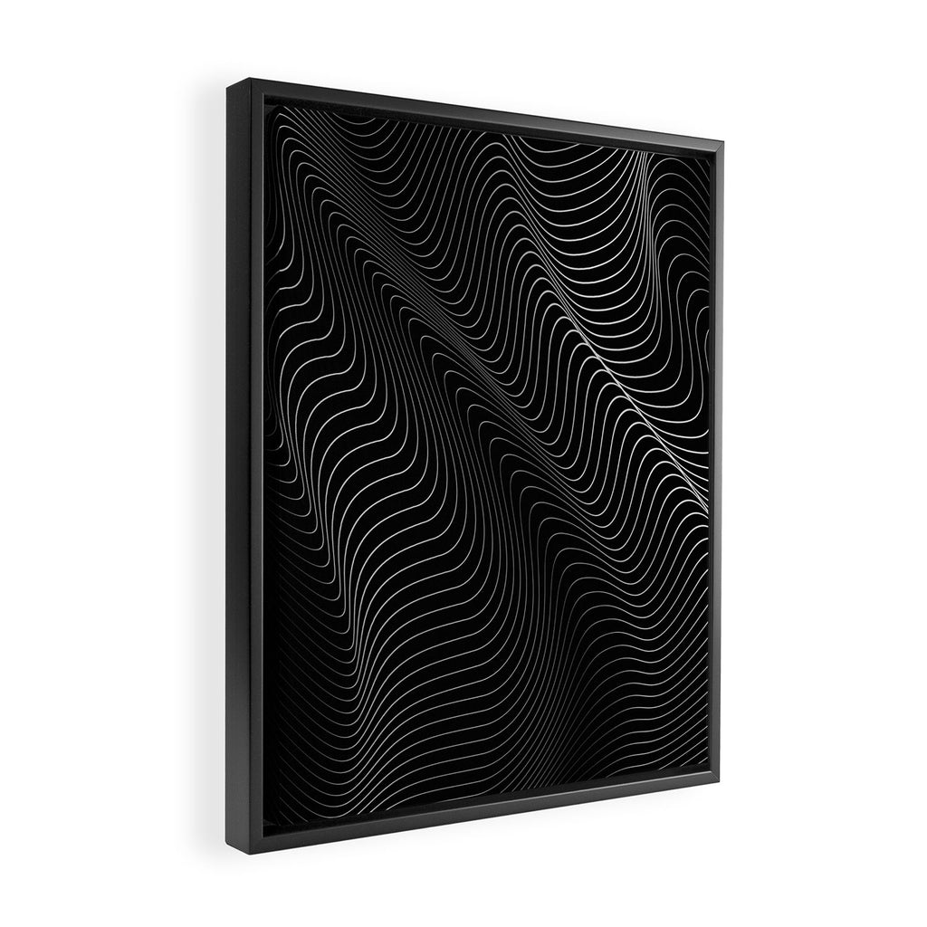 Minimal curves II Framed Canvas Print Gallery Image 2