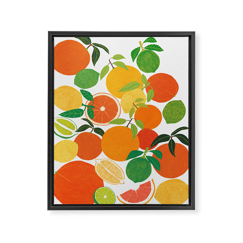 Citrus Harvest Framed Canvas Print Gallery Image 6