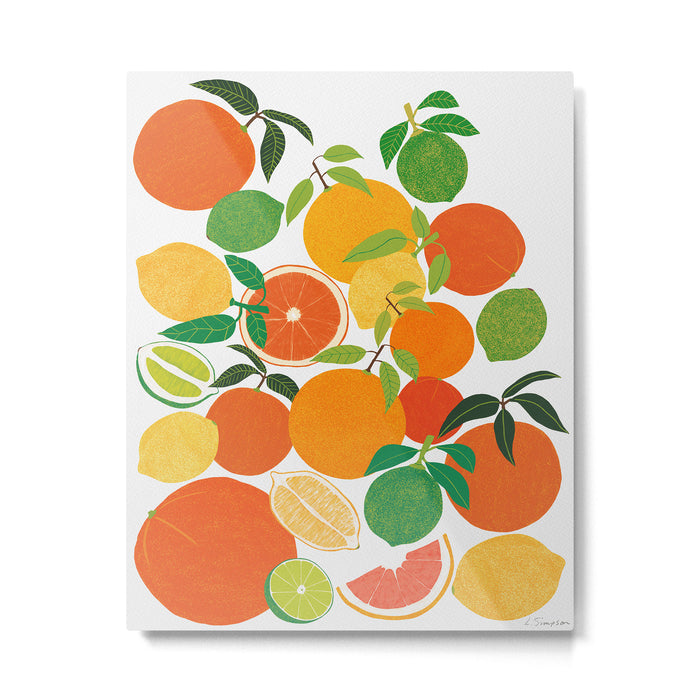 Citrus Harvest Metal Print Gallery Image 1