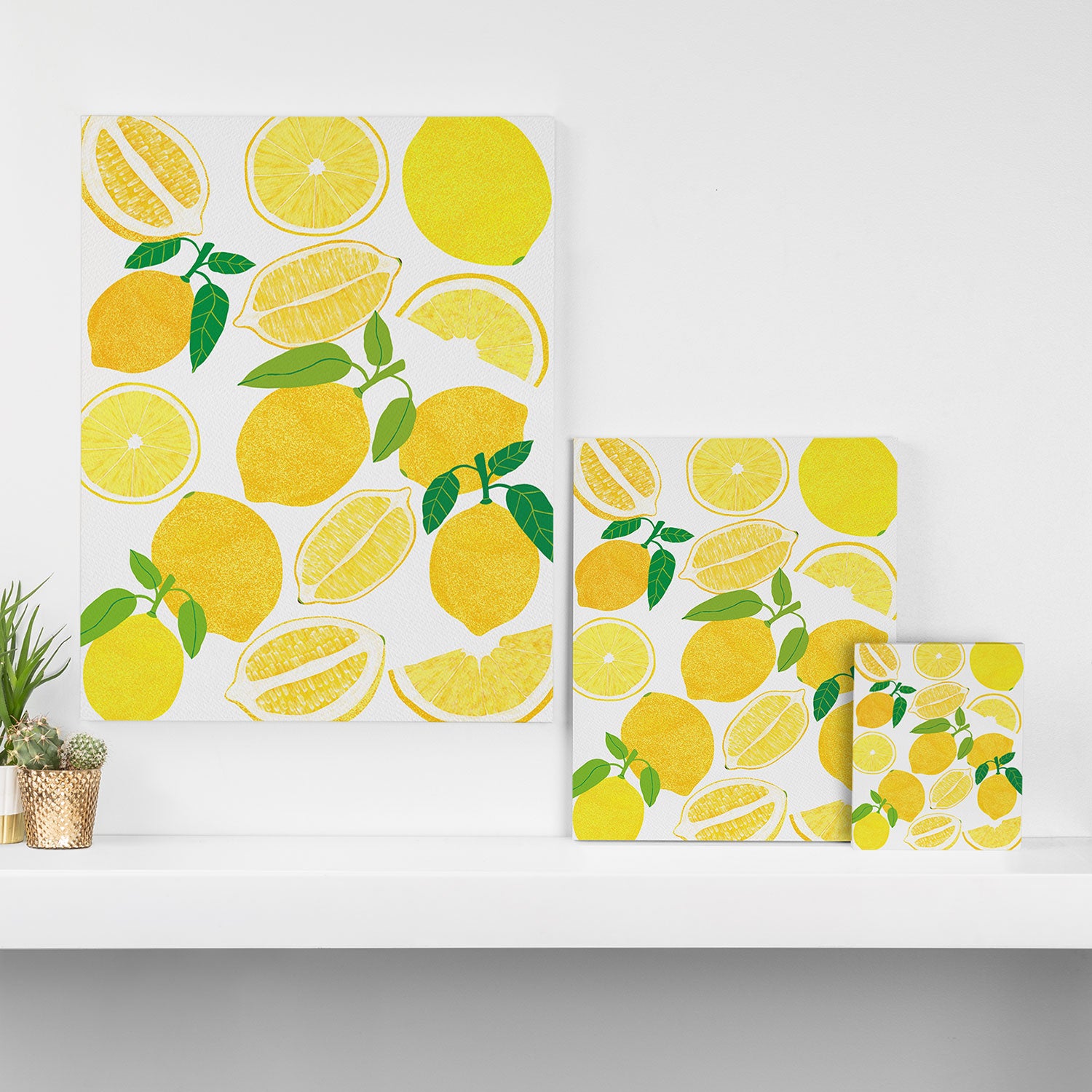 Lemon Harvest Canvas Print Gallery Image 3