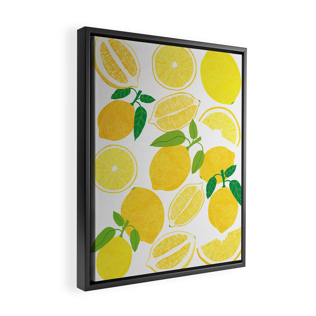 Lemon Harvest Framed Canvas Print Gallery Image 2