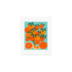 Orange Harvest - Blue Art Print Gallery Image 1