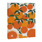 Orange Harvest - White Canvas Print Gallery Image 6