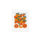 Orange Harvest - White Art Print Gallery Image 1