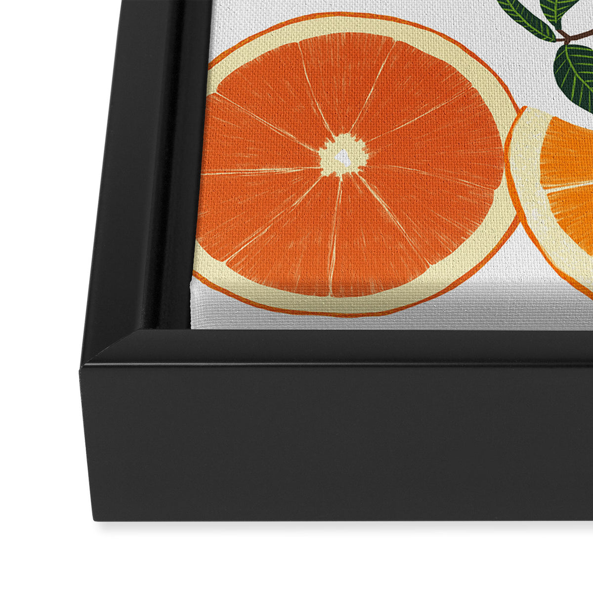 Orange Harvest - White Framed Canvas Print Gallery Image 3