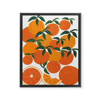 Orange Harvest - White Framed Canvas Print Gallery Image 6