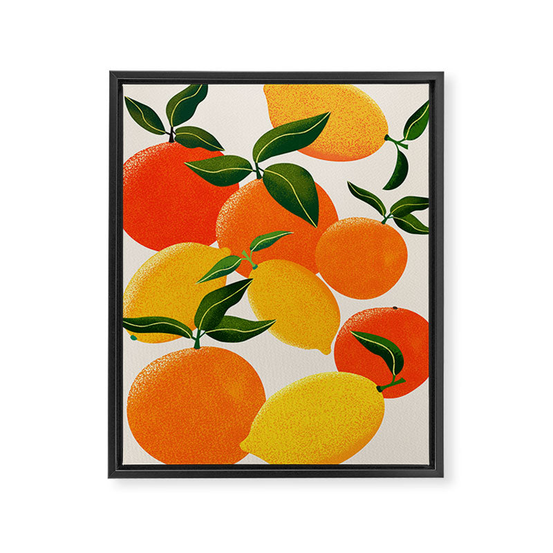 Oranges and Lemons Framed Canvas Print Gallery Image 6