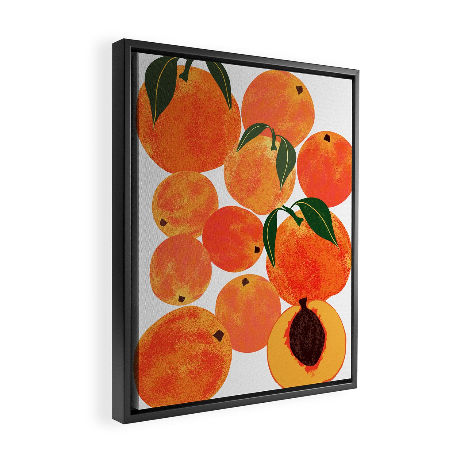 Peach Harvest Framed Canvas Print Gallery Image 2