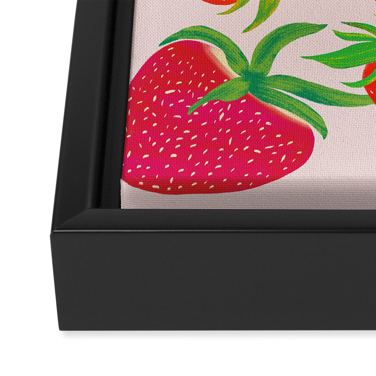 Strawberry Harvest Framed Canvas Print Gallery Image 3