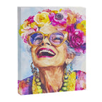 Ageless Bold And Joyful Charismatic Female Portrait Canvas Print Gallery Image 8