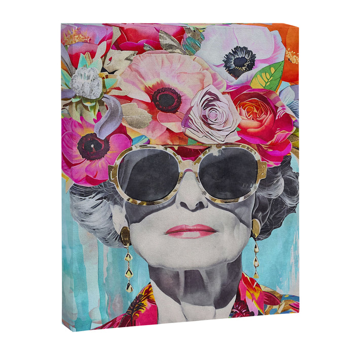  Ageless Glamour Unbound Female Portrait Canvas Print Gallery Image 1
