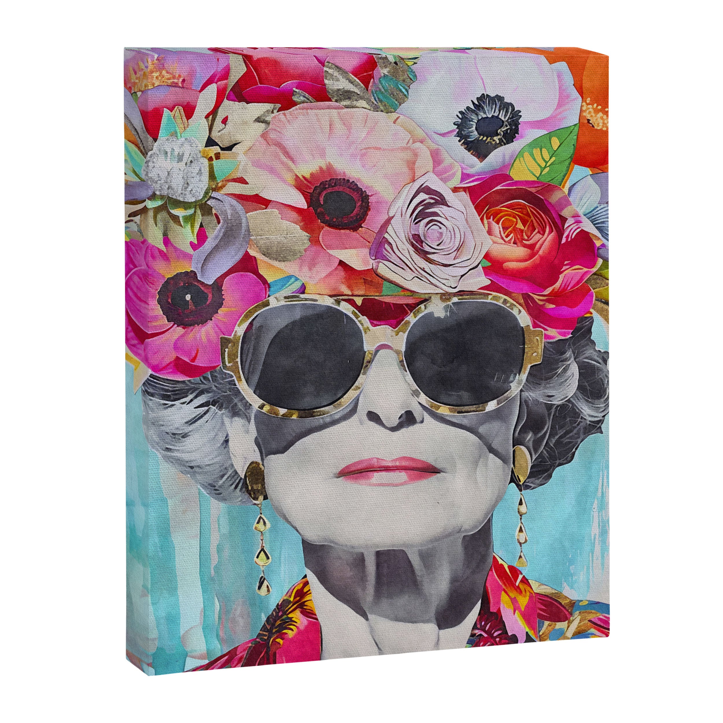  Ageless Glamour Unbound Female Portrait Canvas Print Gallery Image 6