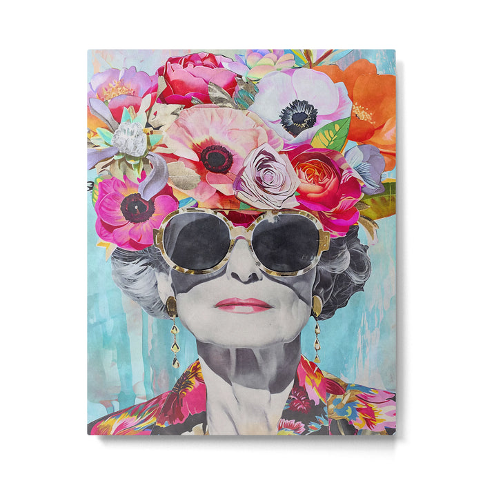  Ageless Glamour Unbound Female Portrait Metal Print Gallery Image 1