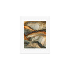 Amber Stone Drift Abstract Landscape Art Print Gallery Image 1