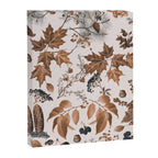 Autumn Mood Vintage Botanical Pattern Brown Canvas Print Gallery Image 6