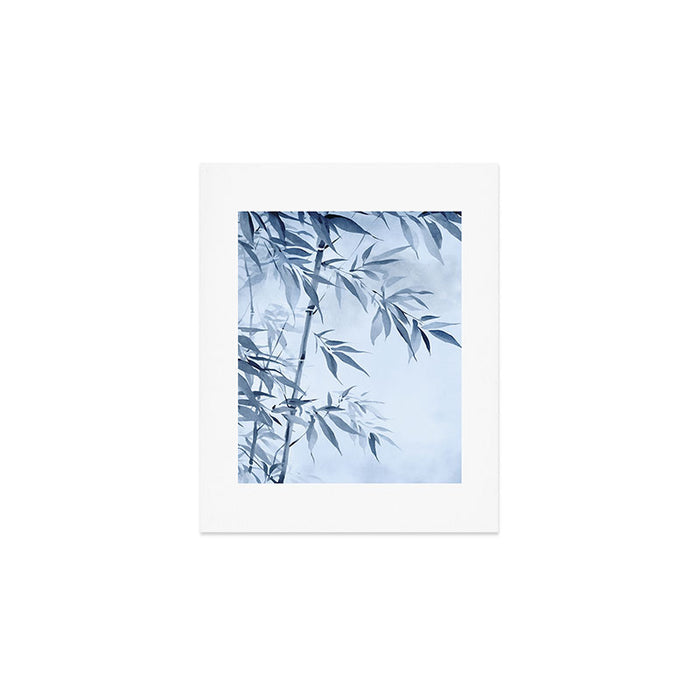 Blue Hour Calm Bamboo Garden Art Print Gallery Image 1