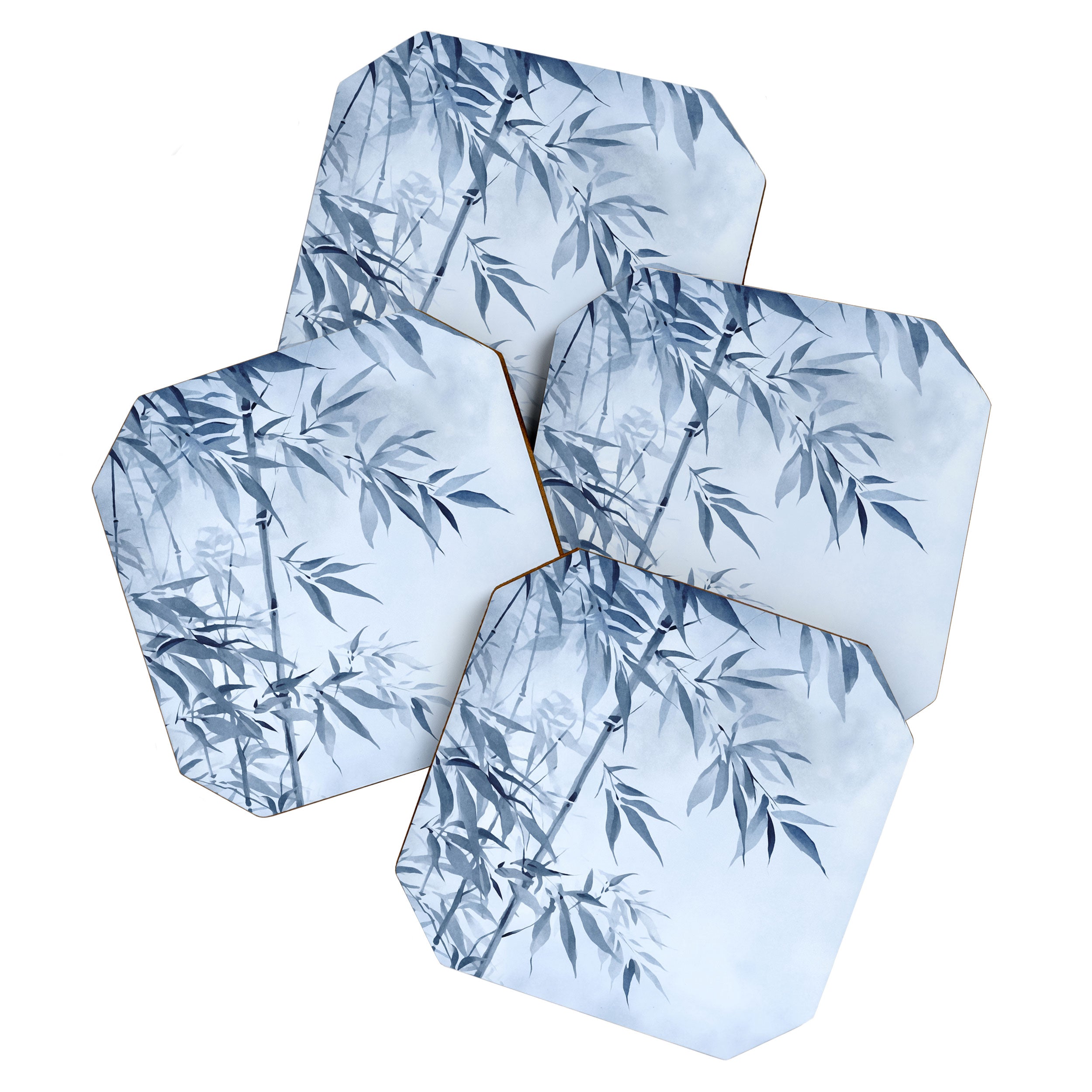 Blue Hour Calm Bamboo Garden Coaster Gallery Image 1