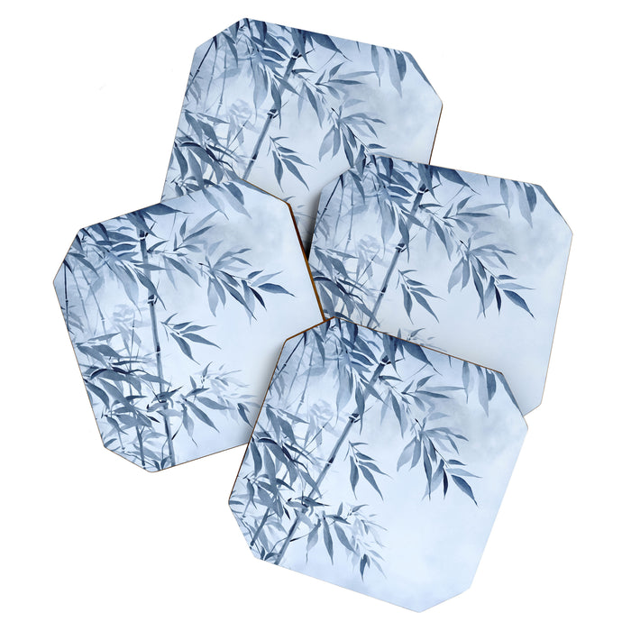 Blue Hour Calm Bamboo Garden Coaster Gallery Image 1