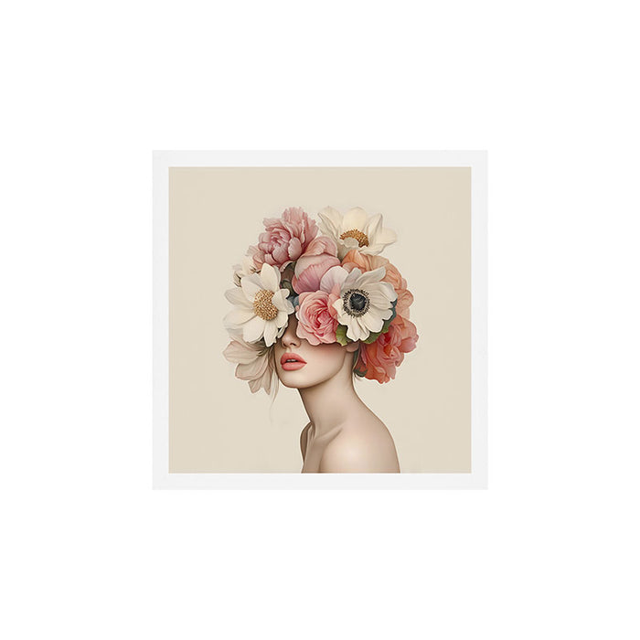 Botanical Beauty Ethereal Portrait Art Print Gallery Image 1