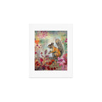 Colorful Squirrel Garden Indian Summer Flora And Wildlife Art Print Gallery Image 1