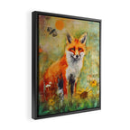 Colorful Wild Fox Indian Summer Woodland Flora And Wildlife Framed Canvas Print Gallery Image 2