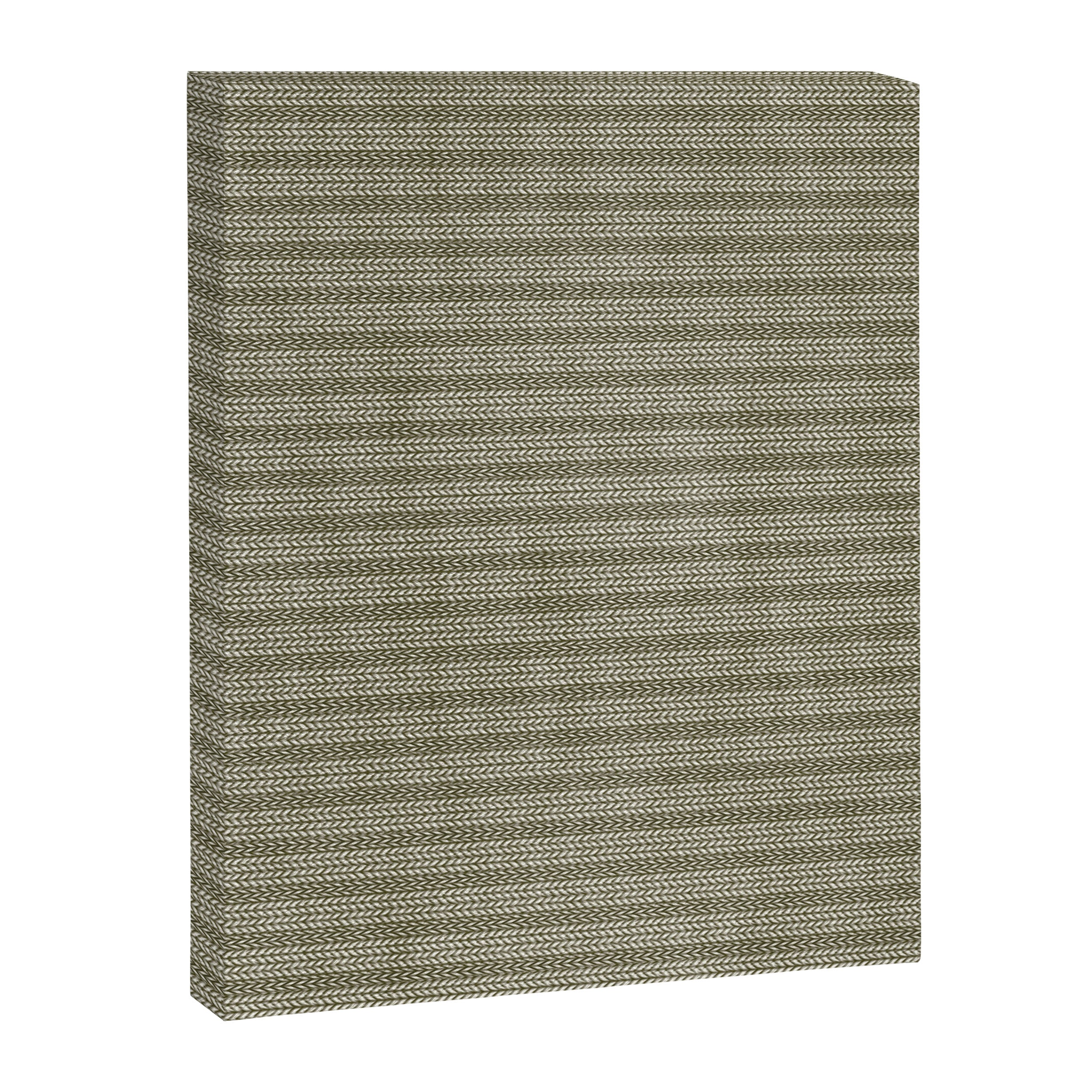Cozy Knit Texture Grey Beige  Canvas Print Gallery Image 8