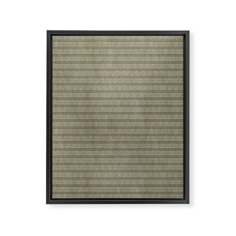 Cozy Knit Texture Grey Beige  Framed Canvas Print Gallery Image 8