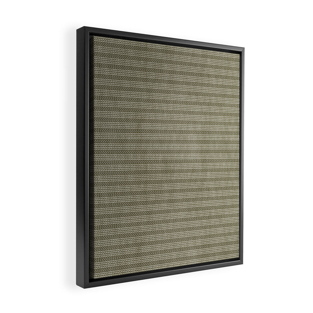 Cozy Knit Texture Grey Beige  Framed Canvas Print Gallery Image 2