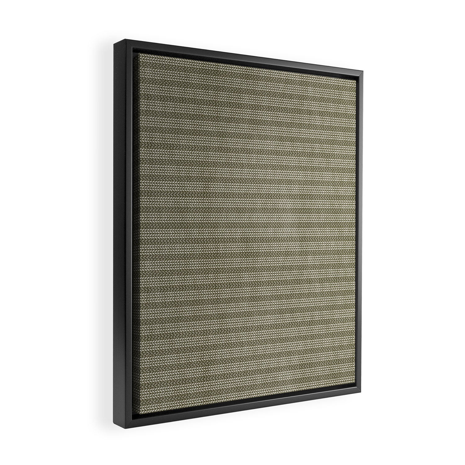 Cozy Knit Texture Grey Beige  Framed Canvas Print Gallery Image 2