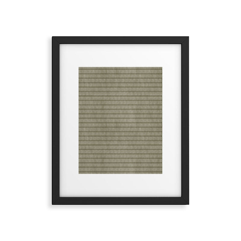 Cozy Knit Texture Grey Beige  Framed Art Print Gallery Image 6