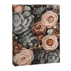 Desert Florals And Succulent Garden Peach Teal Canvas Print Gallery Image 6