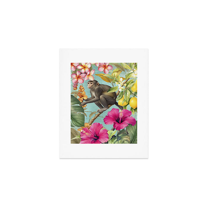 Echoes Of The Tropics Monkeys Paradise Art Print Gallery Image 1