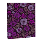 Eternal Summer Block Print Countryside Vibes Flower Garden Fuchsia Canvas Print Gallery Image 6