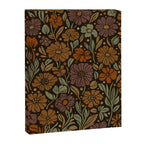 Eternal Summer Block Print Countryside Vibes Flower Garden Marigold Canvas Print Gallery Image 6
