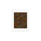 Eternal Summer Block Print Countryside Vibes Flower Garden Marigold Art Print Gallery Image 1