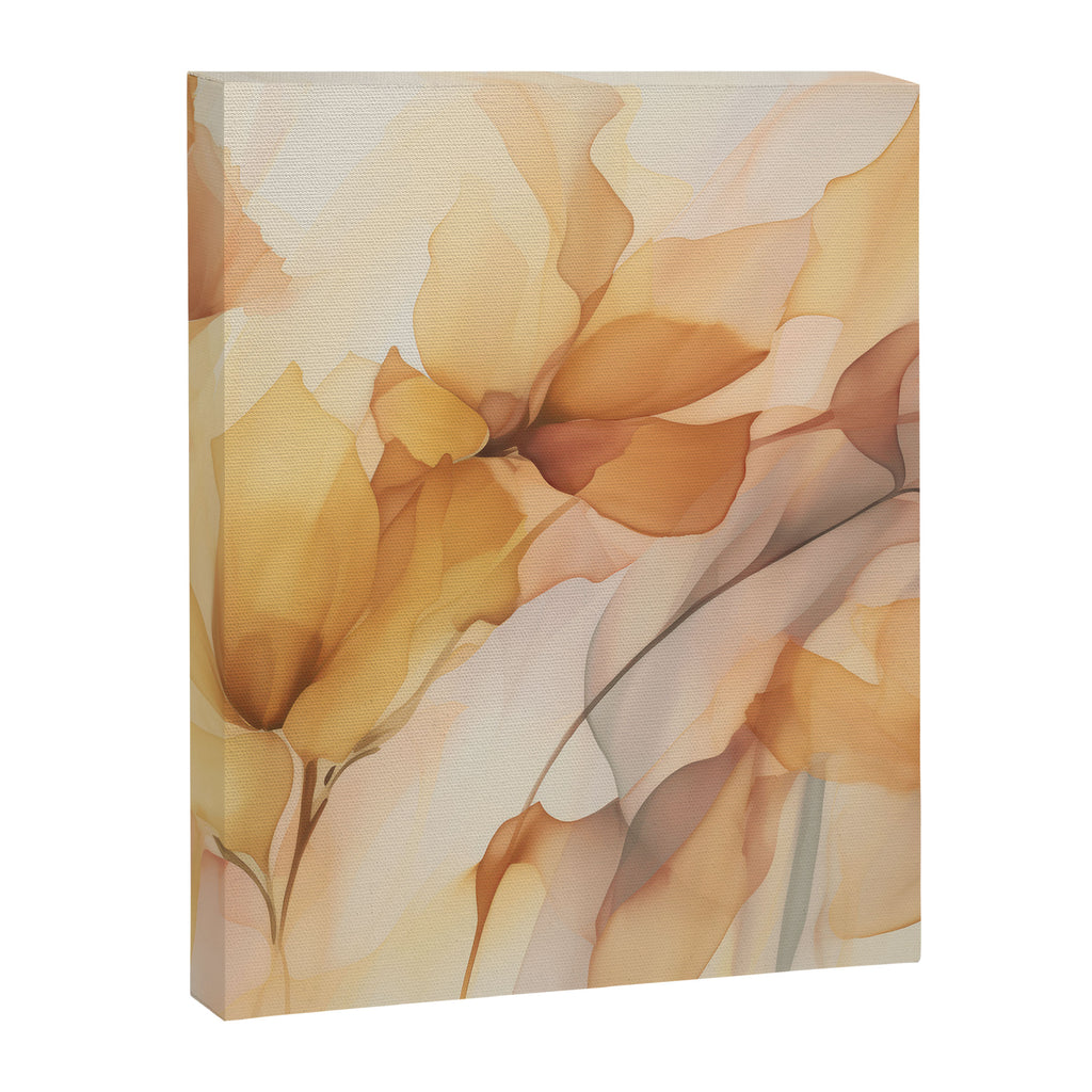 Ethereal Blossom Dreams Amber Marigold Canvas Print Gallery Image 6