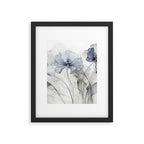 Ethereal Blue Grey Flower Fantasies Framed Art Print Gallery Image 5