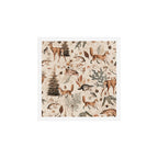 Fall Forest Impression  Wild Animals In Earth Colors Art Print Gallery Image 1