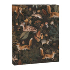 Fall Forest Impression With Wild Animals Moody Brown Canvas Print Gallery Image 8